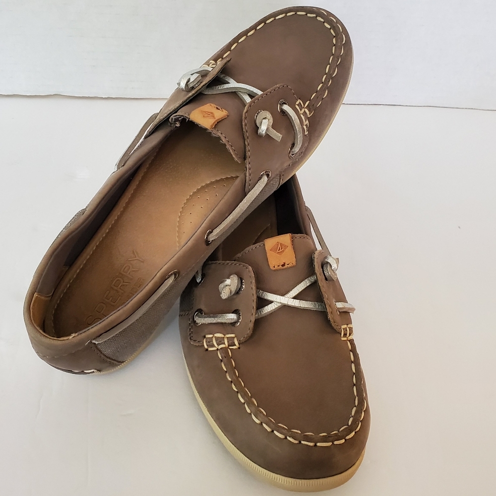 Sperry Women's Top-sider Shoes Medium 7 1/2 Gray